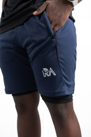 Fusion flex 2 in 1 shorts (blue) - Image 4