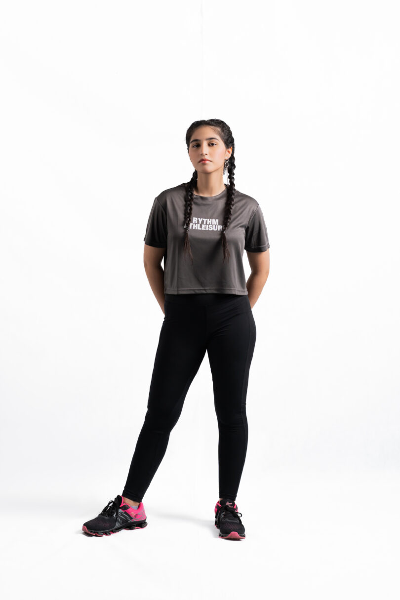 Activeflare croptop (brownish grey) - Image 2
