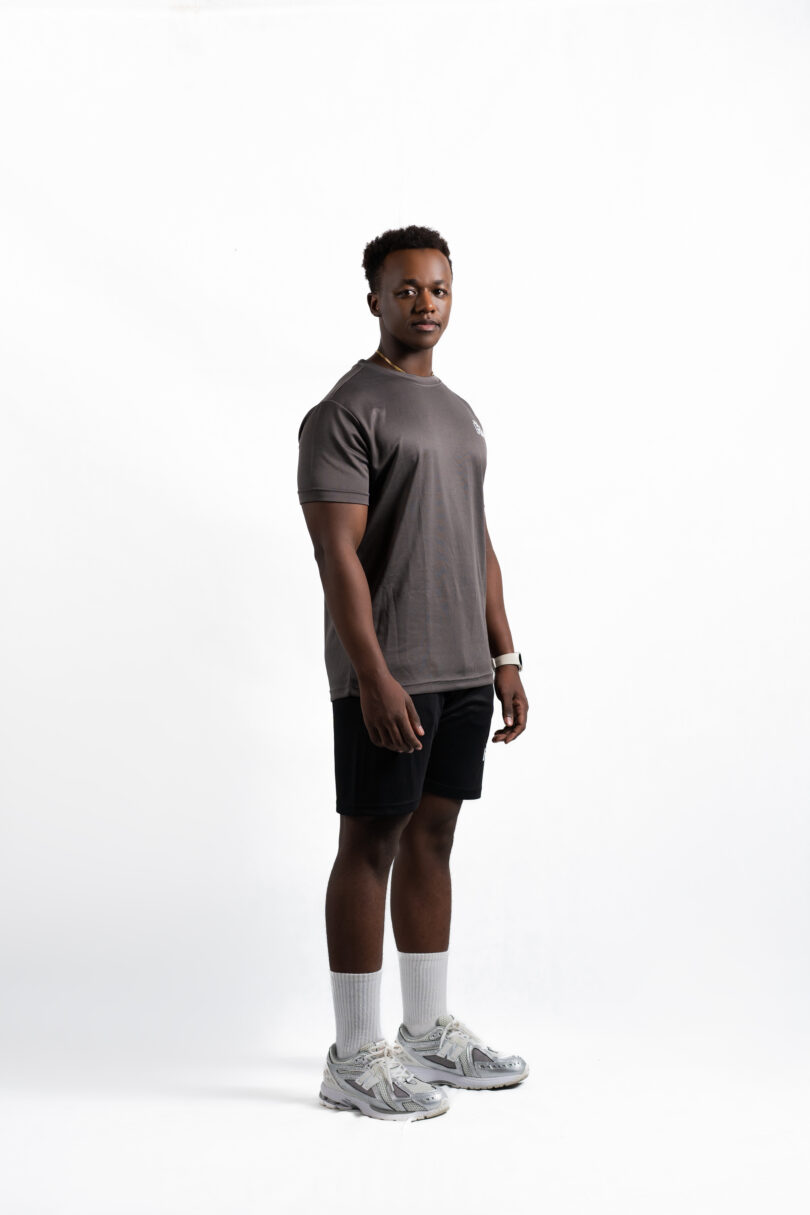 Mesh pro performance tee (brownish grey) - Image 5