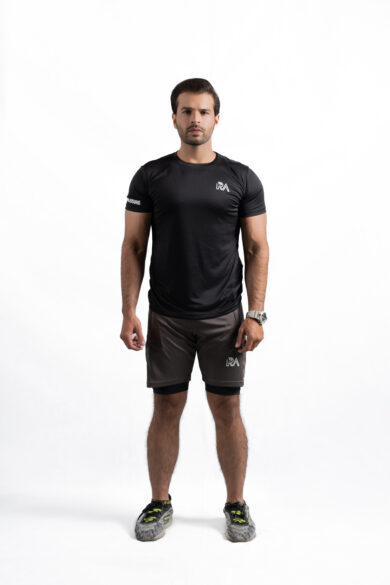 Fusion flex 2 in 1 shorts (brownish grey) - Image 5