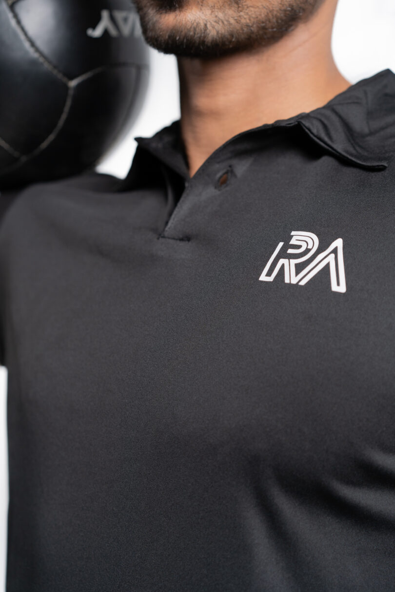 Active ease polo (black) - Image 2