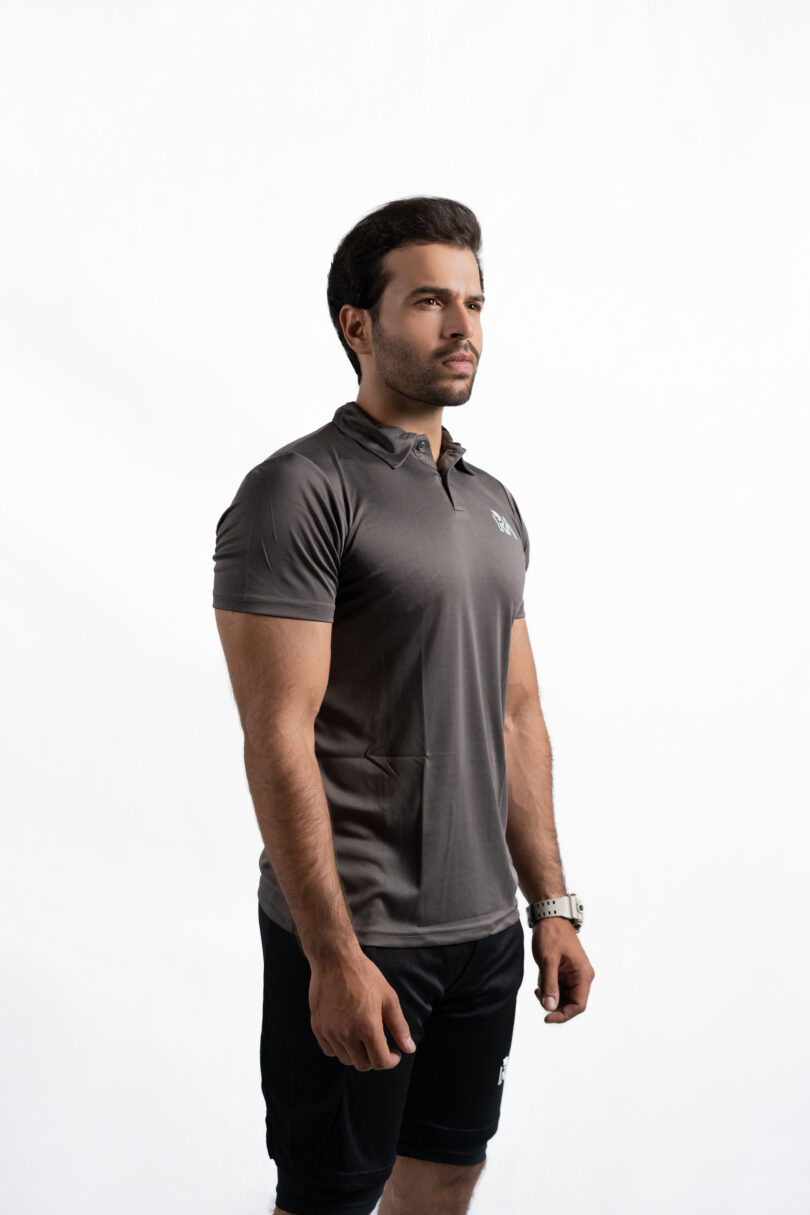 Active ease polo (brownish grey) - Image 2