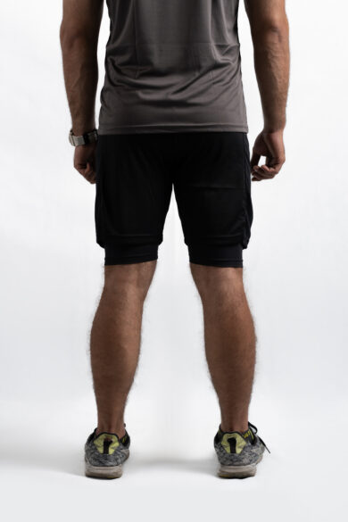 Fusion flex 2 in 1 shorts (black) - Image 3