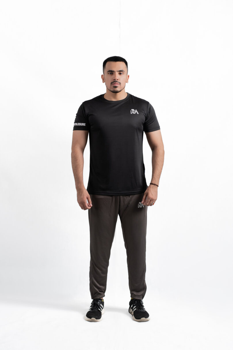 Flexfit active tee (black)