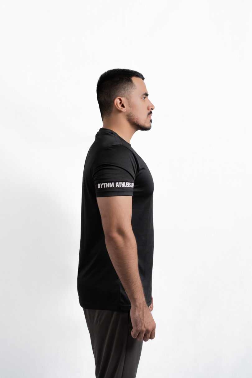Flexfit active tee (black) - Image 2