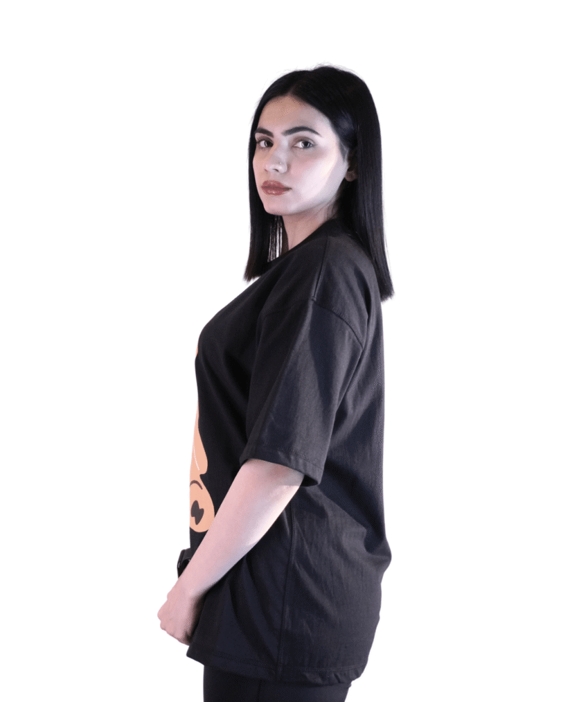 Women Casual Teddy Bear Drop Shoulder T-Shirt3