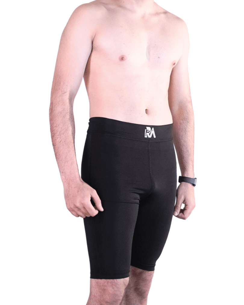 Men Compression Leggings Quarter Length3